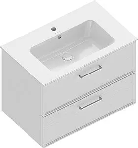 Тумба-умывальник подвесная Kerama Marazzi Piano Classic 75 ясень белый PIA.CL.75\WHT.M+PI.wb.75 Тумба-умывальник подвесная Kerama Marazzi Piano Classic 75 ясень белый PIA.CL.75\WHT.M+PI.wb.75, 5