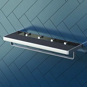 Полка для полотенец Damixa Jupiter чёрный матовый/алюминий DA7737700, 4