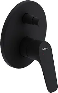 Смеситель для ванны скрытого монтажа Damixa Jupiter чёрный матовый 777100300 Смеситель для ванны скрытого монтажа Damixa Jupiter чёрный матовый 777100300, 1