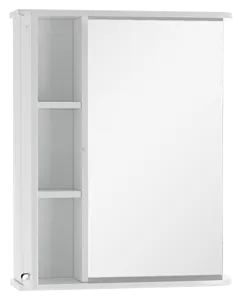 Шкаф-зеркало Айсберг Классик 55 L белый DA1050HZ, 4