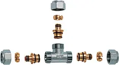 Тройник компрессионный соединительный 20мм x 20мм x 20мм Far FC 5411 12 80204 Тройник компрессионный соединительный 20мм x 20мм x 20мм Far FC 5411 12 80204