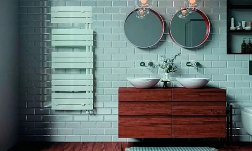 Полотенцесушитель водяной лесенка Lazzarini Pieve 1380х550 белый 386304