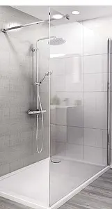 Душевое ограждение 1400мм прозрачное стекло Roltechnik Walk Pro WALK PRO/1400 4000687, 1