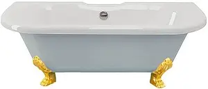 Ванна из искусственного камня Esse Capri 170x75 ножки золото Ванна из искусственного камня Esse Capri 170x75 ножки золото, 1