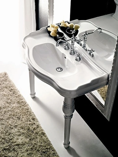 Раковина Kerasan Retro 100 белый 105001*3