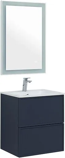 Тумба-умывальник Aquanet Арт 60 маренго 00313264+00306390