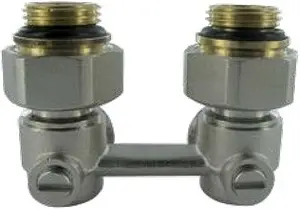 Узел нижнего подключения радиатора угловой ¾"ек x ¾"ек (½"н) Comap 965204-AF Узел нижнего подключения радиатора угловой ¾"ек x ¾"ек (½"н) Comap 965204-AF, 1