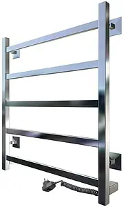 Полотенцесушитель электрический лесенка Тругор Пэк 20 кв 60х50 полированная сталь Полотенцесушитель электрический лесенка Тругор Пэк 20 кв 60х50 полированная сталь, 1