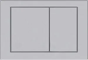 Клавиша смыва для унитаза KK-POL M05 350/PPS/058-00-00 сатин, 1