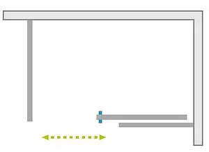 Дверь в нишу 1400мм прозрачное стекло Radaway Espera Pro DWJ 140 R 10090140-01-01R+10091140-01-01R Дверь в нишу 1400мм прозрачное стекло Radaway Espera Pro DWJ 140 R 10090140-01-01R+10091140-01-01R, 2