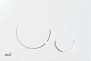 Клавиша смыва для унитаза AlcaPlast Thin M670 белый глянцевый Клавиша смыва для унитаза AlcaPlast Thin M670 белый глянцевый, 1