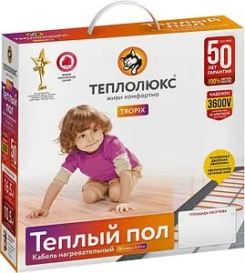 Теплый пол (нагревательный кабель) Теплолюкс Тropix 190Вт 1,0 - 1,2м² 100035717800 Теплый пол (нагревательный кабель) Теплолюкс Тropix 190Вт 1,0 - 1,2м² 100035717800, 2