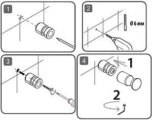 Полка Am.Pm Sensation хром A3034800 Полка Am.Pm Sensation хром A3034800, 3