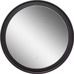 Зеркало с подсветкой Continent Planet black Led 70 с бесконтактным сенсором чёрный ЗЛП1188, 1