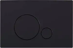 Клавиша смыва для унитаза BelBagno Sfera BB017-SR-NERO.M tocco morbido, 1