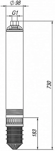 Насос скважинный центробежный 4&quot; Джилекс Водомет 40/50 4050