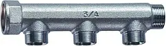 Коллектор распределительный проходной 3 отвода 1¼&quot;в/н x М24x19 Far FK 3402 C114