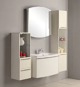 Тумба-умывальник подвесная Aquaton Севилья 80 белый жемчуг 1A1263K0SEG30, 3