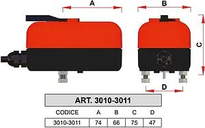 Привод для зональных клапанов 230В Far ZonaFAR FA 3010 40, 2