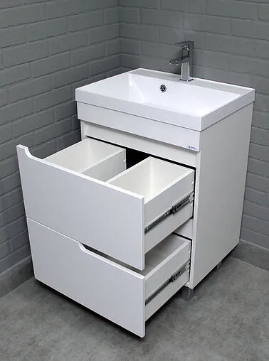 Тумба под умывальник напольная Айсберг Веста 60 белый DV5911T
