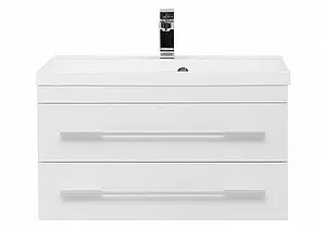 Тумба под умывальник подвесная Aquanet Нота 75 белый 00171487, 5