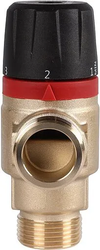 Трехходовой термостатический смесительный клапан ¾&quot; +30...+65°С Kvs 1.8 Rommer RVM-1121-186520