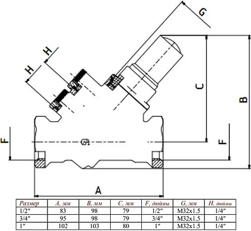 Сменный картридж с открытой настройкой Valtec VT.PICC.G.025
