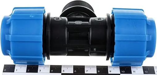 Тройник компрессионный переходной 25мм x 1&quot;н x 25мм ТПК-Аква 51250125