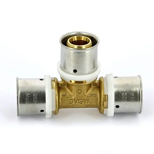 Тройник пресс соединительный 26мм x 26мм x 26мм Uni-fitt 706G8880 Тройник пресс соединительный 26мм x 26мм x 26мм Uni-fitt 706G8880