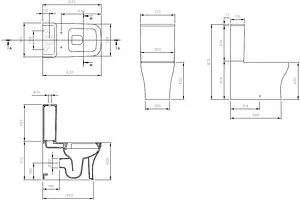 Чаша унитаза Allen Brau Infinity белый 4.21012.20 Чаша унитаза Allen Brau Infinity белый 4.21012.20, 2