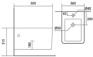 Биде подвесное Aquatek Либра New белый AQ0506N-00, 2