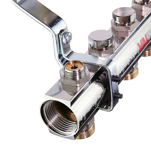 Группа коллекторная без расходомеров 3 отвода 1"в/в x ¾"ек Valtec VTc.594.EMNX.0603