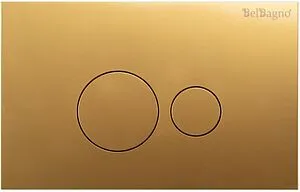 Клавиша смыва для унитаза BelBagno BB083ORO.MAT золото матовое Клавиша смыва для унитаза BelBagno BB083ORO.MAT золото матовое, 1