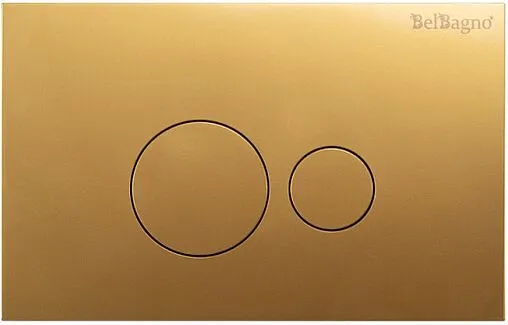 Клавиша смыва для унитаза BelBagno BB083ORO.MAT золото матовое