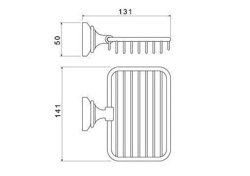 Мыльница Aquatek Классик золото AQ4533PG Мыльница Aquatek Классик золото AQ4533PG