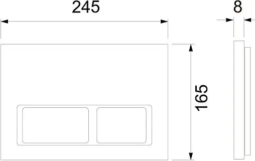 Инсталляция для подвесного унитаза Set 4 в 1 TECEspring V K955203 с кнопкой белый глянцевый