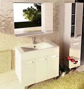 Шкаф-зеркало Comforty Модена 90 R белый 00003124108CF Шкаф-зеркало Comforty Модена 90 R белый 00003124108CF, 3