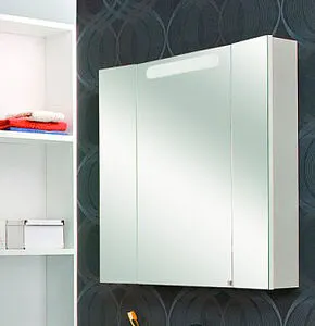 Шкаф-зеркало Aquaton Мадрид 80 М белый 1A175202MA010, 3