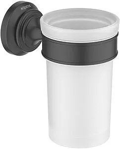 Стакан Aquatek Классик чёрный матовый AQ4527MB, 1