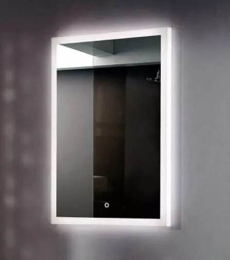 Зеркало с подсветкой Continent Success Led 60x80 с блоком погоды ЗЛП77