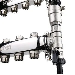 Группа коллекторная без расходомеров 6 отводов 1&quot;в/в x ¾&quot;ек Valtec VTc.588.EMNX.0606, 5