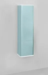 Шкаф-пенал подвесной Jorno Pastel 35 бирюзовый бриз Pas.04.125/P/BL Шкаф-пенал подвесной Jorno Pastel 35 бирюзовый бриз Pas.04.125/P/BL, 4