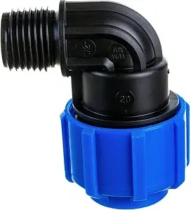 Уголок компрессионный переходной 20мм x ½&quot;н ТПК-Аква 50012012, 5