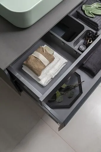 Тумба под умывальник подвесная Allen Brau Infinity 85 антрацит 1.21002.AM