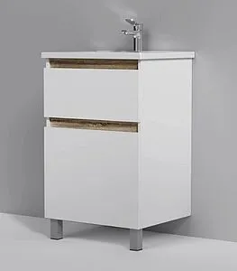 Тумба под умывальник напольная Am.Pm X-Joy 55 белый/светлое дерево M85AFSX0552WG Тумба под умывальник напольная Am.Pm X-Joy 55 белый/светлое дерево M85AFSX0552WG, 3