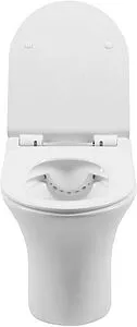 Унитаз подвесной безободковый Aquanet Roll Rimless белый Roll-W Унитаз подвесной безободковый Aquanet Roll Rimless белый Roll-W, 5