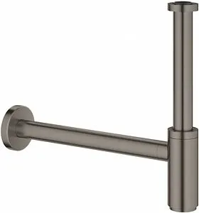 Сифон бутылочный для раковины Grohe тёмный графит матовый 28912AL0 Сифон бутылочный для раковины Grohe тёмный графит матовый 28912AL0, 1
