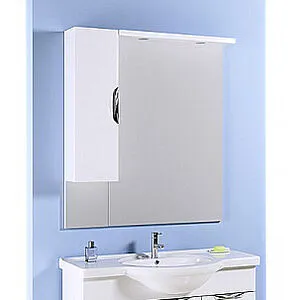 Шкаф-зеркало Aqwella Ecoline 105 белый Eco-L.02.10, 3