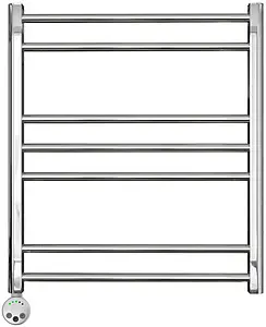 Полотенцесушитель электрический лесенка Lemark Poseidon П7 600х500 полированная сталь LM42607E, 1