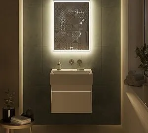 Тумба-умывальник подвесная Kerama Marazzi Logica 60 белоснежный LOG.60.2\WHT+LO.wb.60.0 Тумба-умывальник подвесная Kerama Marazzi Logica 60 белоснежный LOG.60.2\WHT+LO.wb.60.0, 4